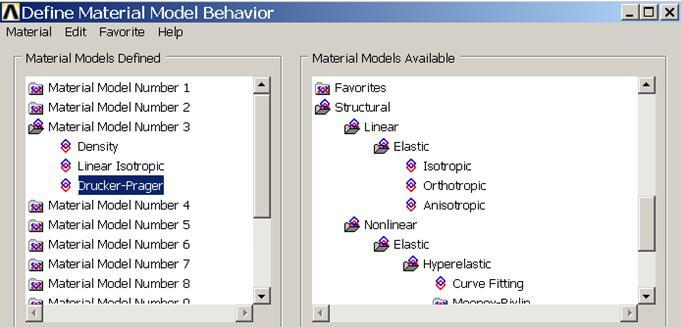 ANSYS边坡工程应用实例分析（内容丰富）-定义强度折减后材料模型对话框