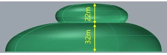 巨型钢桁架组合弦支网壳结构打造山水妙思_7