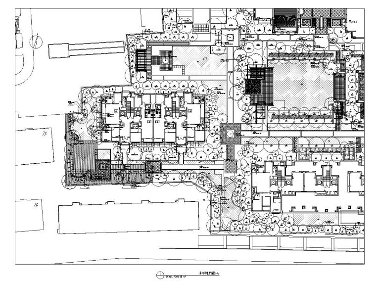 [浙江]杭州新华园住宅植物CAD施工图设计-乔木种植图四