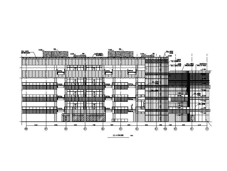 重庆农贸市场建筑施工图资料下载-重庆某商业广场-西区商业街建筑施工图2016