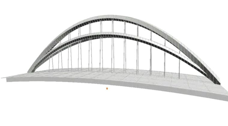 海盐城南桥重建工程异型桥梁BIM设计应用_8