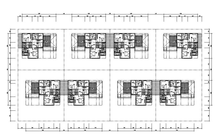 合院别墅住宅建筑住宅楼设计图-合院别墅三层平面图