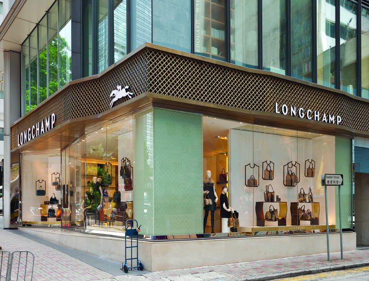 long champ-门头招牌效果图