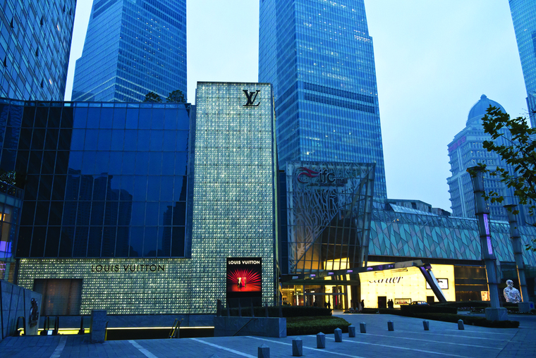 上海lv旗舰店-门头招牌效果图