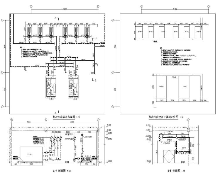 室内管道综合布置图资料下载-深圳坪山新区中心区文化综合体暖通施工图