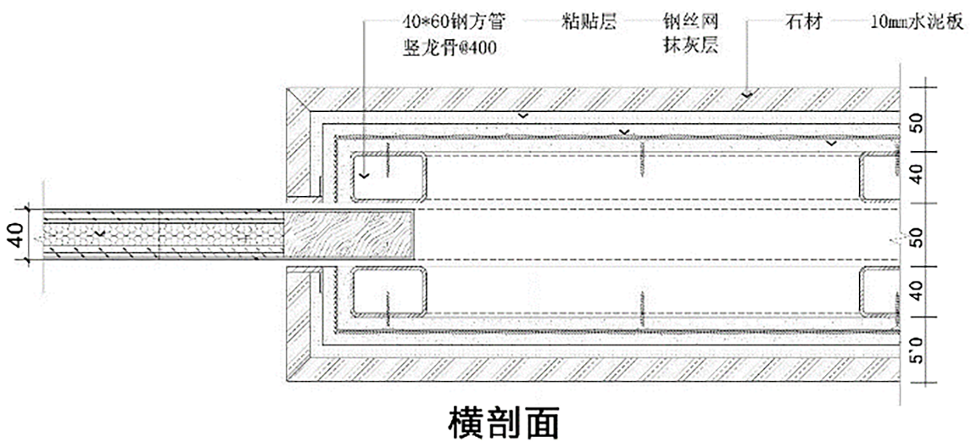 安缦酒店暗藏推拉门解析木饰面标准图