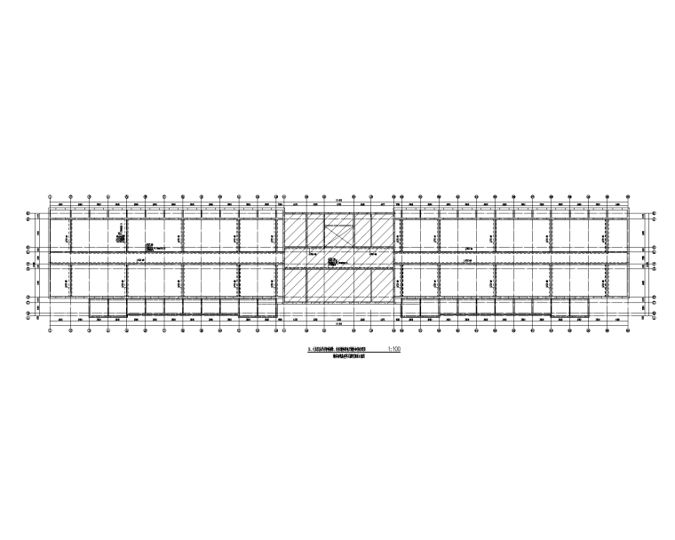 6层砖混楼加建阳台立面改造砖墙加固施工图-五、六层客房原有墙体拆除、承重墙体新砌及墙体加固布置图