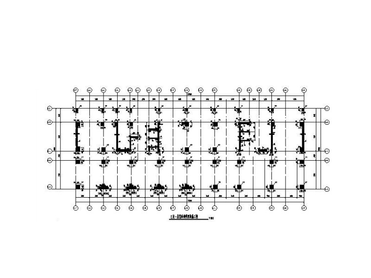 12层cad图资料下载-12层商业广场框剪结构施工图（人防地下室）