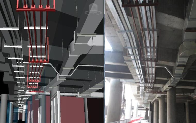 城市道路双洞隧道机电资料下载-BIM技术在新郑机场机电安装工程中的应用