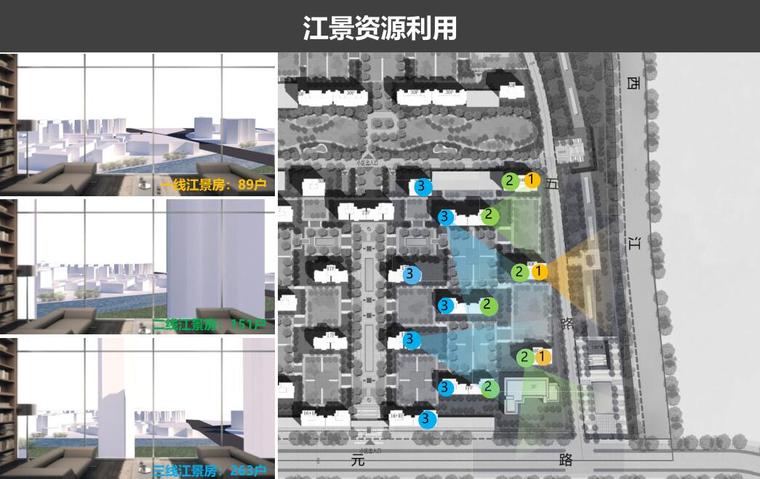 [浙江]知名地产江景高层住宅建筑方案文本-江景资源利用