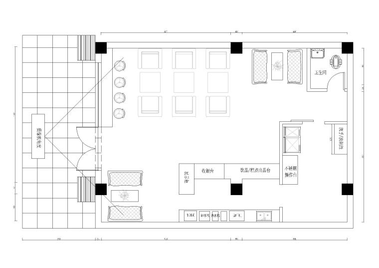 咖啡厅设计室内效果图资料下载-小笨焦coffeeshop现代咖啡厅施工图+效果图