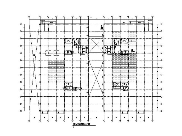 钢混板柱结构加固及拆除结构施工图2017-结构加固修复梁板面平面布置图