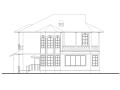 现代风格独栋别墅建筑施工图（CAD）