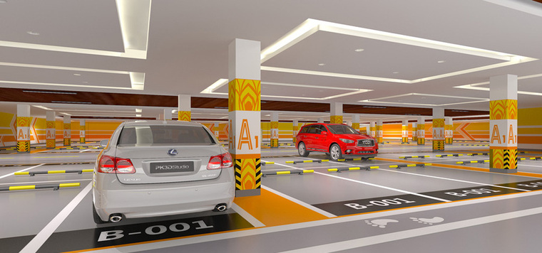 [分享]停车场设计案例效果图