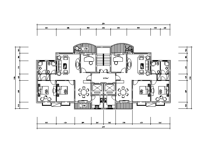 住宅公园二层楼房图_住宅公园_公园住宅新农村建房图