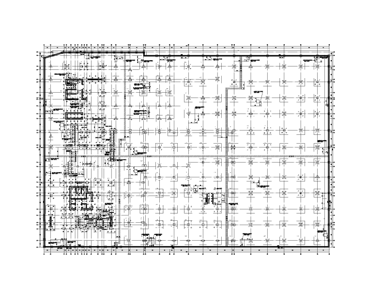8层楼宾馆空调竣工图资料下载-知名商业中心（酒店+公寓+商业）结构竣工图