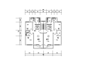 7套一梯两户住宅户型设计图（CAD）