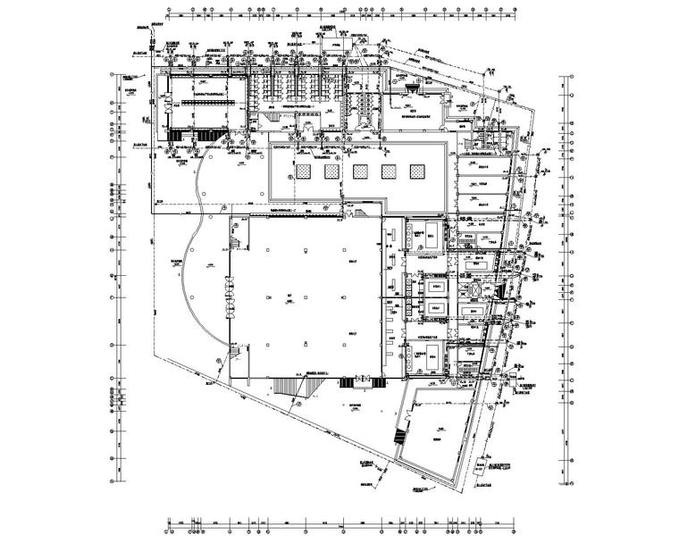 消防施工图纸设计学校资料下载-学校食堂浴室给排水消防设计施工图