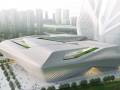 南京国际青年文化中心概念方案+建筑效果图