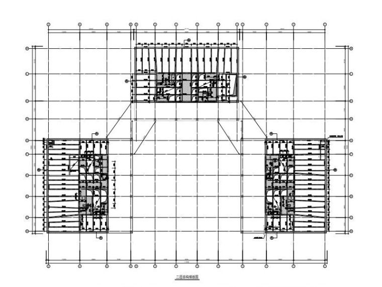 总部办公方案cad资料下载-3座21层框筒结构企业总部办公楼结构施工图