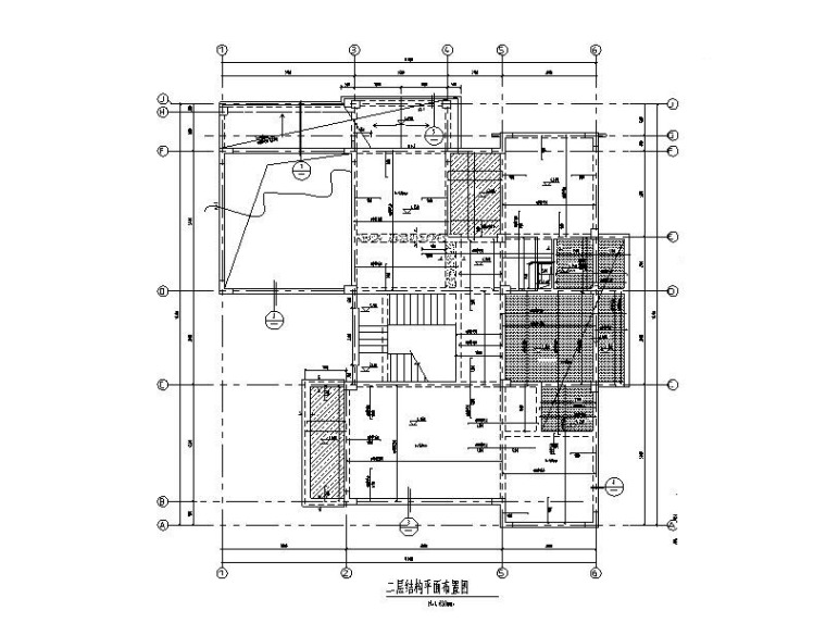 钢柱结构图纸资料下载-钢混异形柱框架结构G型别墅建筑结构施工图