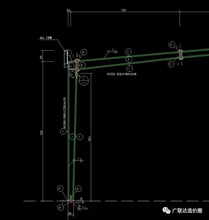 钢柱车棚施工方案资料下载-钢结构节点与油漆快速算量的两种技巧