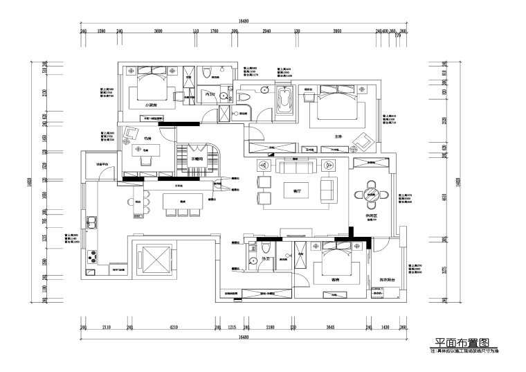 26层住宅建筑施工图全套资料下载-江苏南通190平米英式田园风格住宅施工图