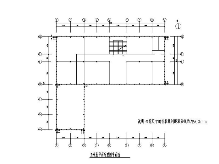 挂板柱平面布置图