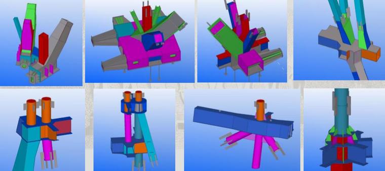 中原杯BIM大赛钢结构案例应用（83页）-辅助进行非标节点优化设计
