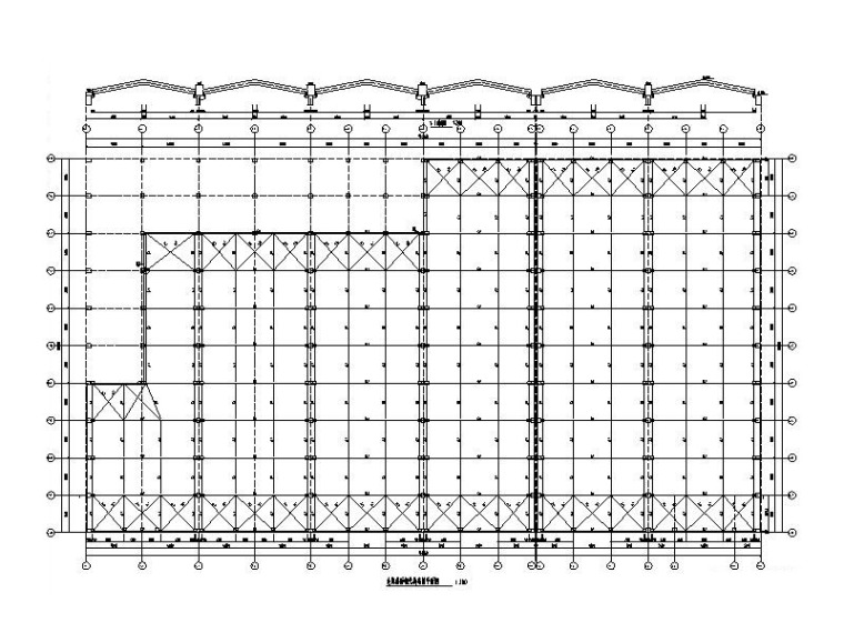 钢屋面天沟结构施工图资料下载-钢混排架结构仓库建筑结构施工图(钢屋面)