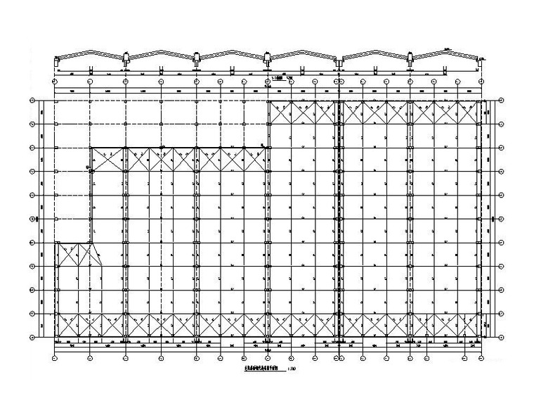 钢屋面天沟结构施工图资料下载-钢混排架结构仓库建筑结构施工图(钢屋面)