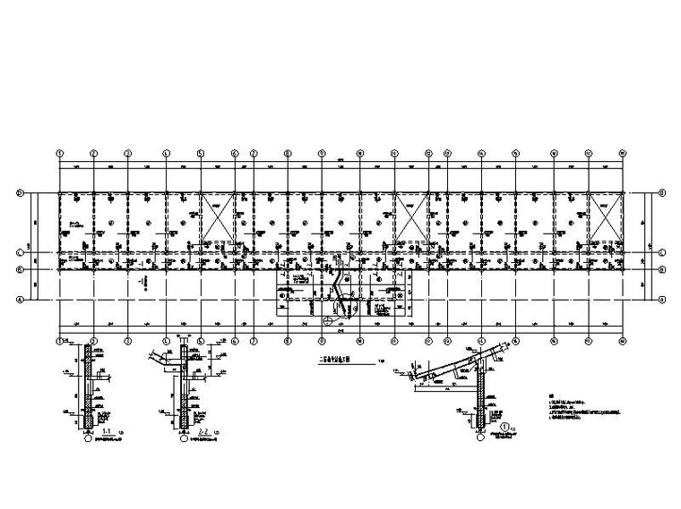 仿古建筑商业街结构施工图(含模型计算书)-12-1区二层板平法施工图