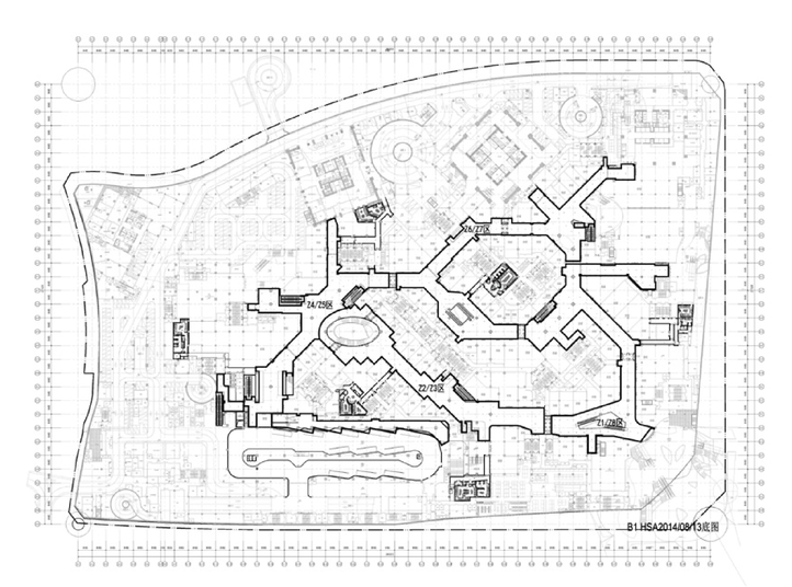 地下建筑防水构造cad图资料下载-东莞民盈·国贸商业丨CAD施工图丨762M