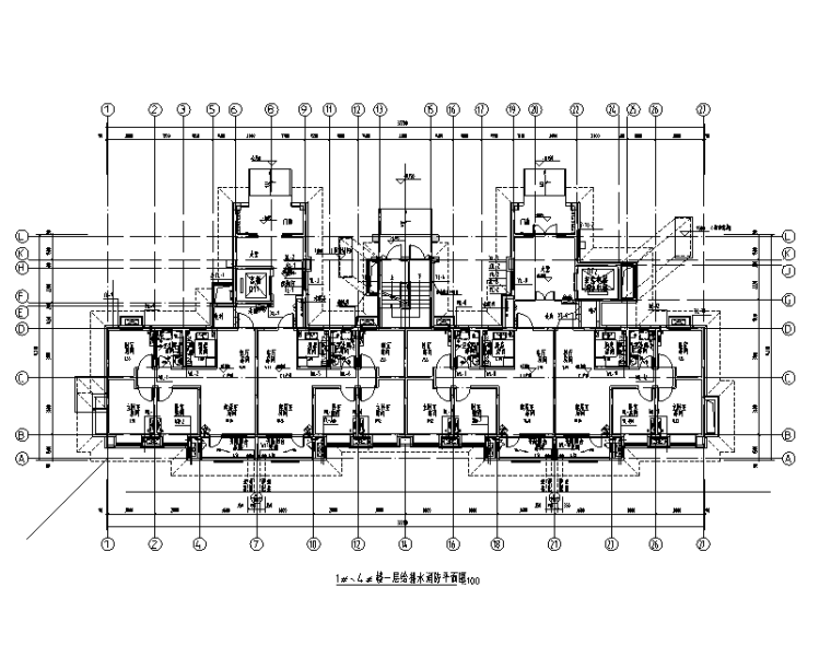 青岛景观施工图实景资料下载-山东青岛住宅区给排水施工图2019