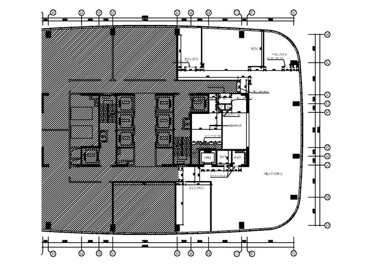 [深圳]-鸿荣源集团总部办公楼施工图+效果图-鸿荣源集团总部办公楼隔墙尺寸图