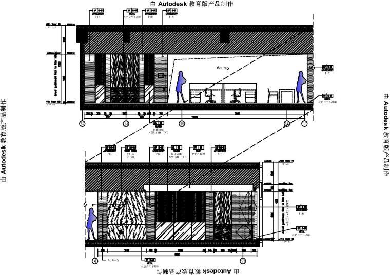 [深圳]-鸿荣源集团总部办公楼施工图+效果图-鸿荣源集团总部办公楼立面图1