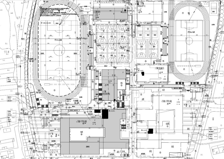 初中建设项目招标文件含地勘、初设图-1、弱电平面图