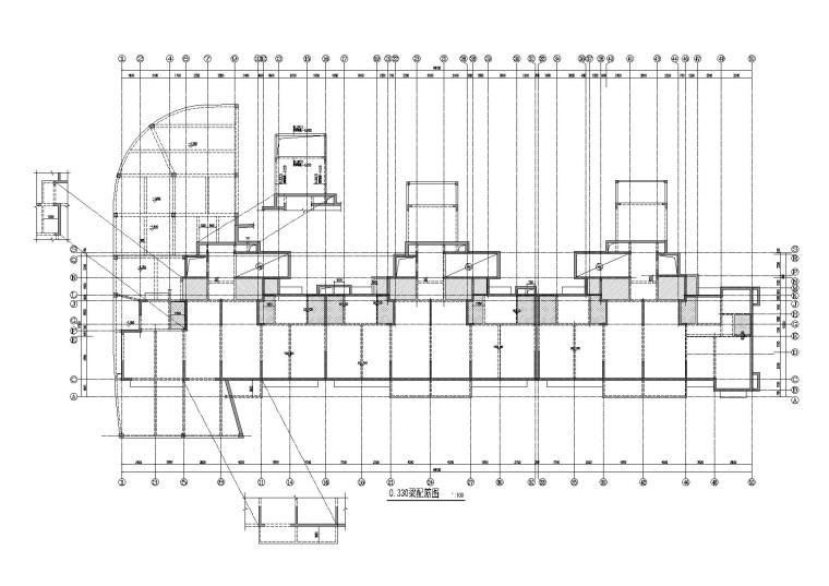 11层剪力墙结构模板资料下载-11层剪力墙结构住宅楼结构施工图（含商铺）