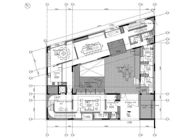 2020项目施工图资料下载-[上海]宁国府邸别墅项目U1项目CAD施工图
