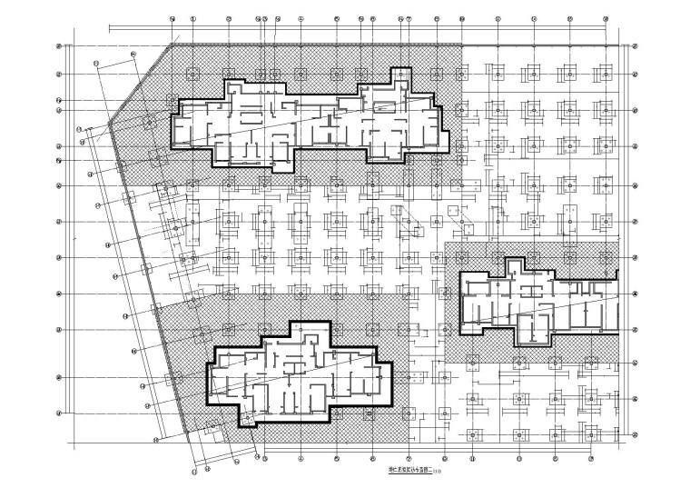 商品房建筑图纸资料下载-10栋框剪结构商品房住宅楼结构施工图