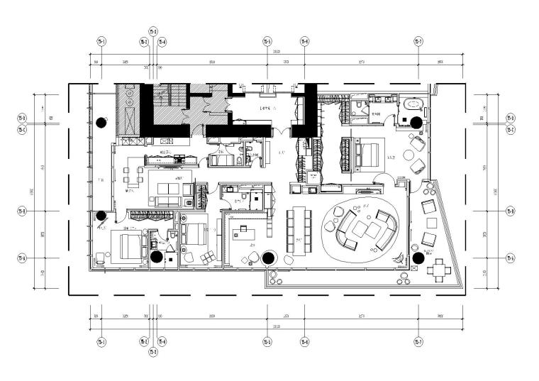 三里屯一号户型资料下载-[广东]-深圳湾1号T5-B户型施工图+官方摄影