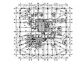 249m框筒结构商办楼建筑结构施工图(宽扁梁)