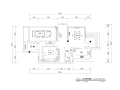 欧式风格三层三居室住宅装修施工图+效果图