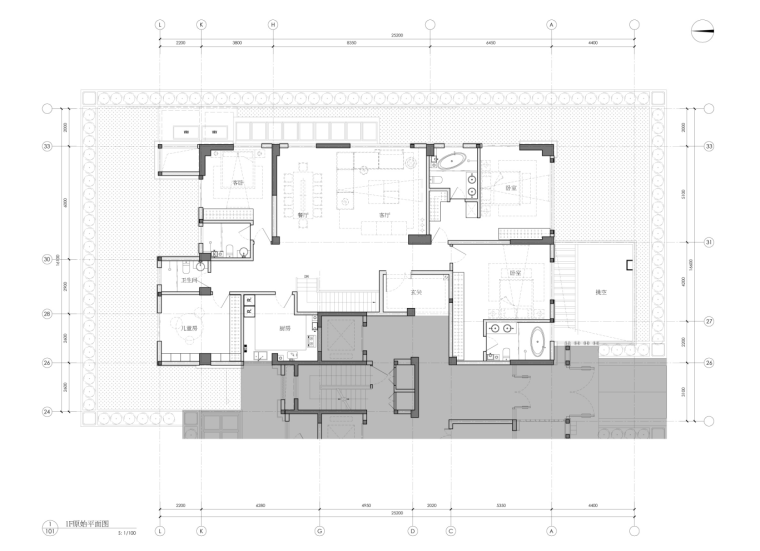 住宅建筑和结构施工图资料下载-[河南]-郑州永威上和院樊公馆住宅施工图