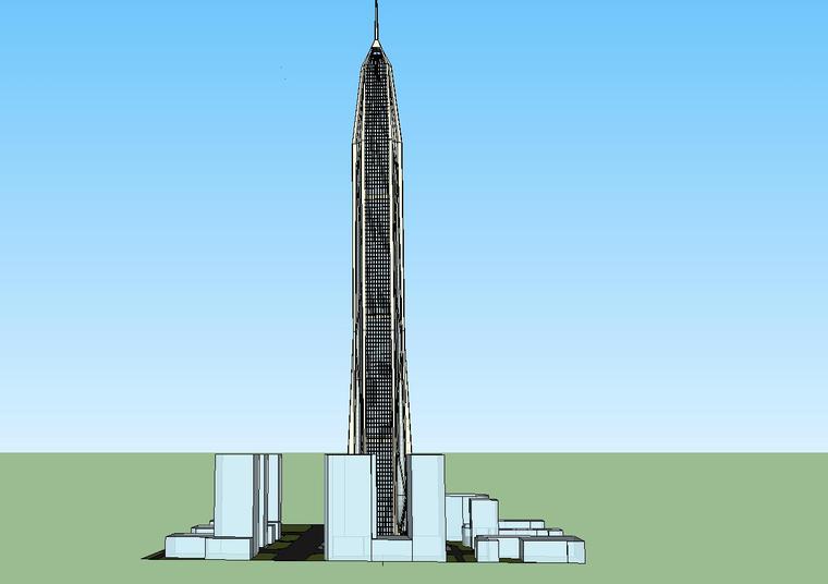 超高层平安国际金融中心建筑模型设计