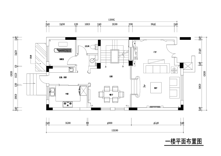 300平方米别墅装修效果图资料下载-300平独栋别墅室内装修施工图+效果