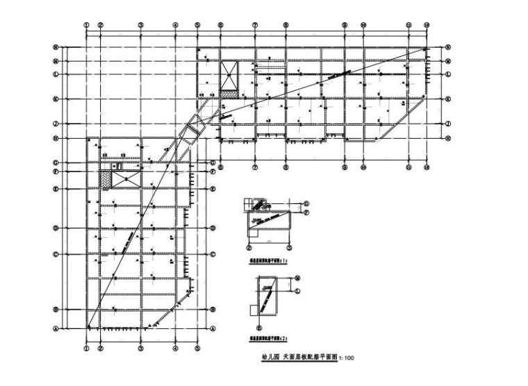 钢筋混泥土墙面施工图资料下载-钢混框架结构幼儿园结构施工图2015