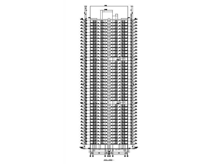 商住楼图纸建施资料下载-4栋超高层商住楼建筑施工图(含商业裙房)
