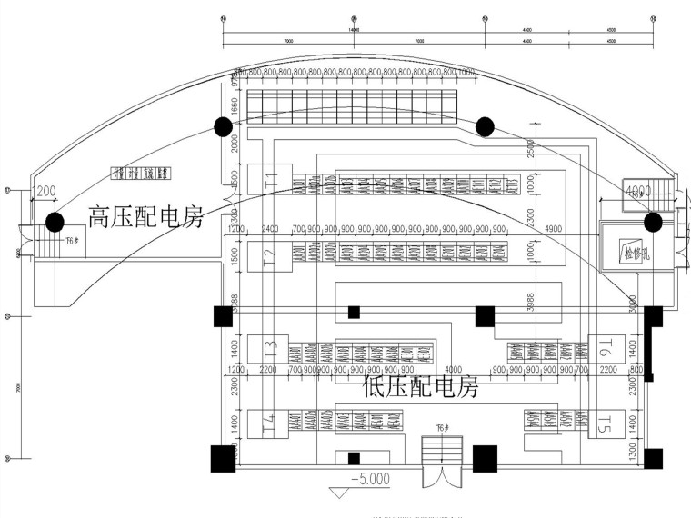 万达希尔顿酒店平面图资料下载-安顺希尔顿酒店电气扩初图2012年