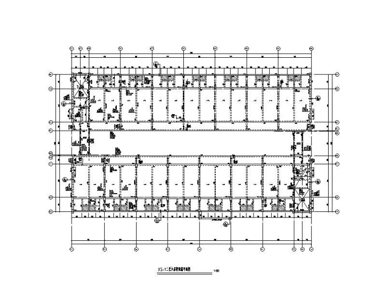 5层砖混学生宿舍资料下载-6层钢混框架结构学生宿舍建筑结构施工图